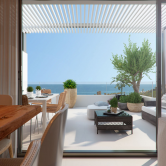 Terraza de la vivienda Arrecife